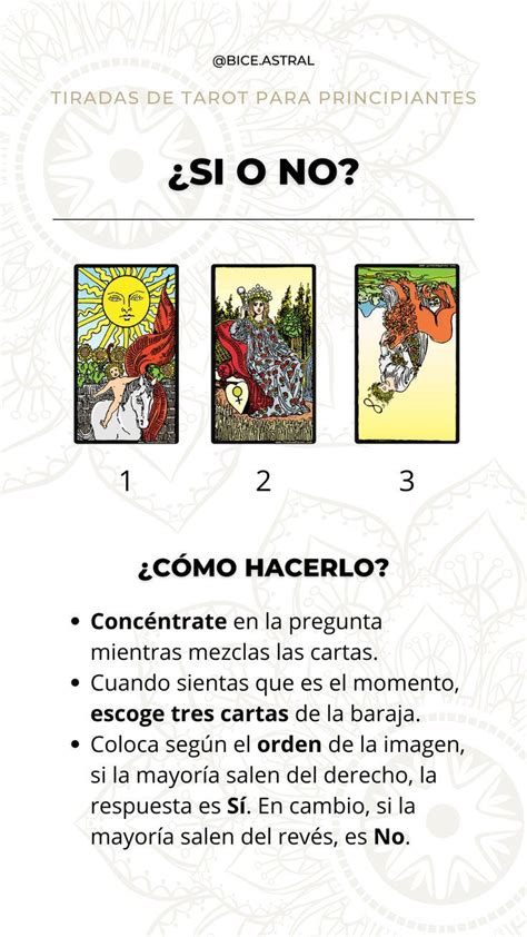 Tarot Sí o No: la hora de las respuestas 